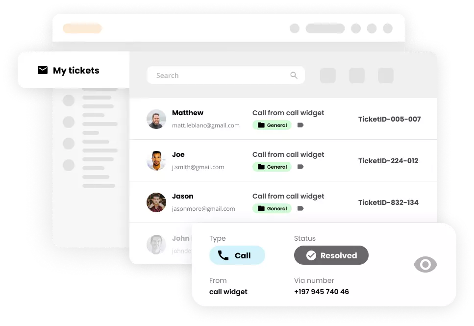 Funcția de ticketing în software help desk - LiveAgent