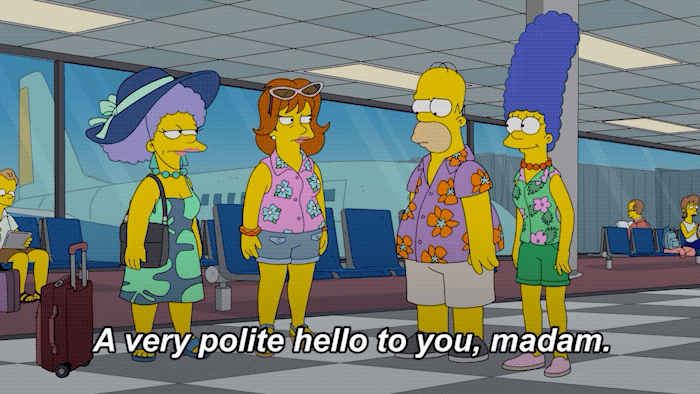 Un salut foarte politicos pentru dvs. doamnă