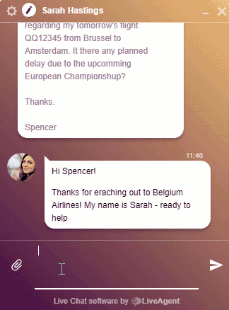 Software de chat live de LiveAgent