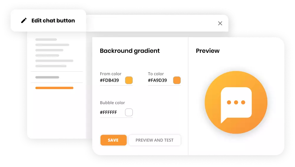 Personalizar botón de chat en software de servicio al cliente - LiveAgent
