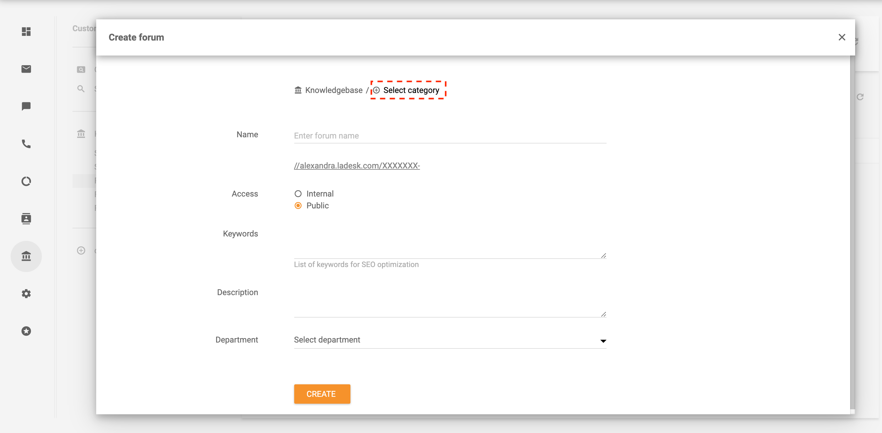 Selectează categoria pentru forumul clienților