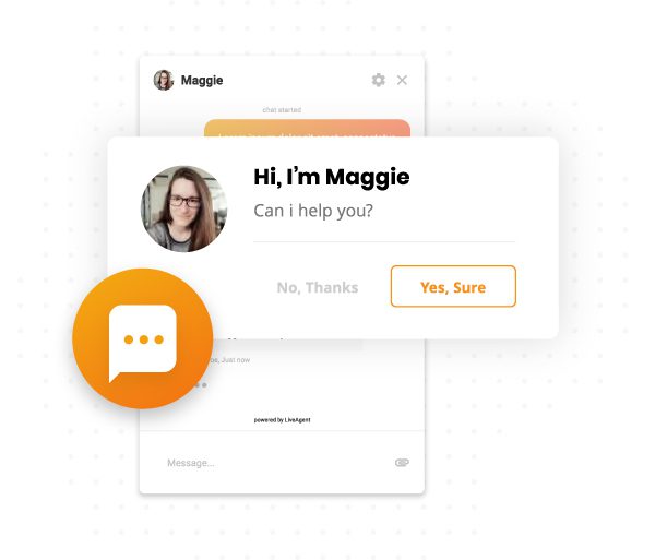 Invitație de chat proactivă de către LiveAgent