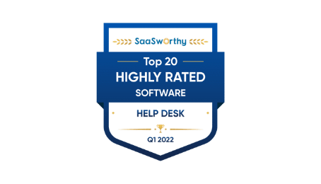 Software help desk cu cea mai bună evaluare Q1 2022