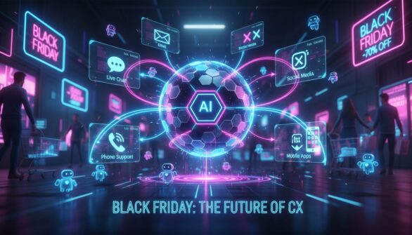 Rolul AI și al chat-ului omnichannel în suportul pentru clienți pe Black Friday