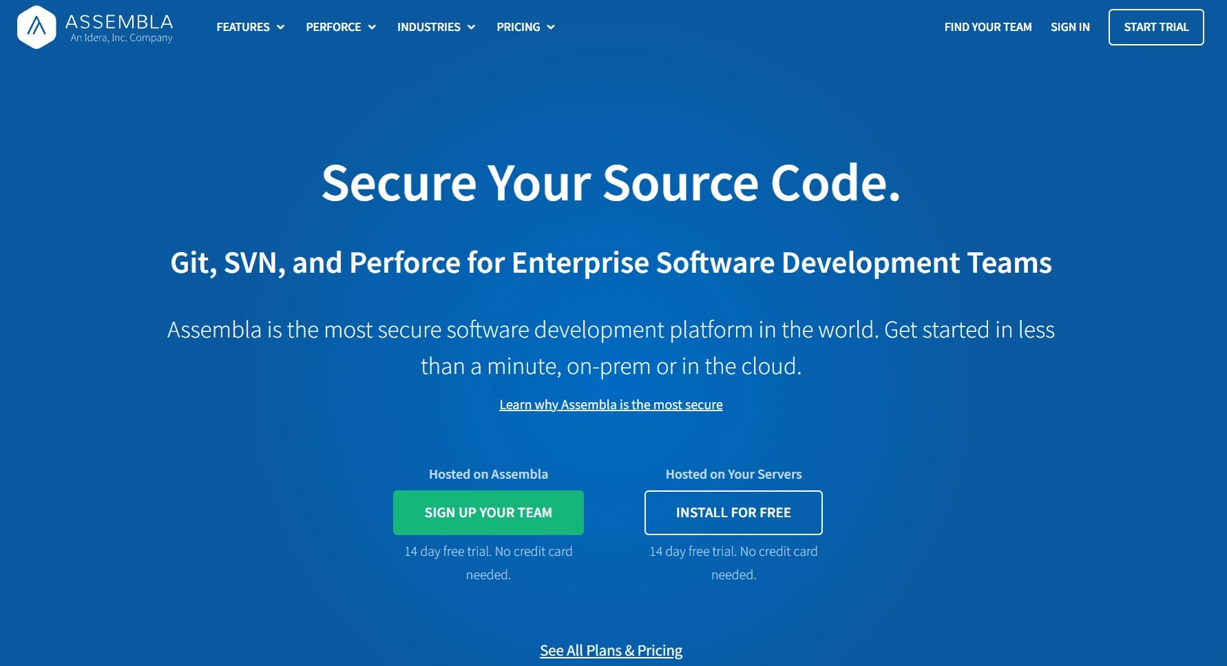 Pagina de start a Assembla - o platformă de dezvoltare de software și instrument de gestionare a proiectelor care vă poate ajuta să gestionați sarcina de lucru și să mențineți totul organizat.