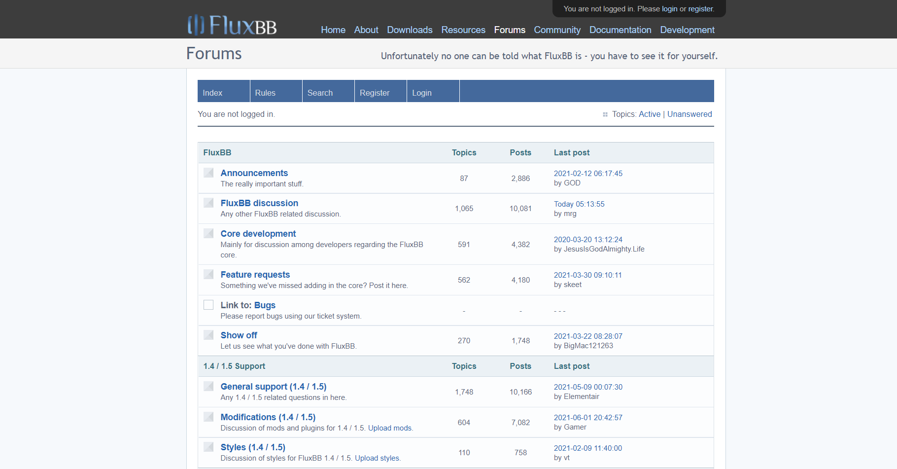 Soluție forum comunitar FluxBB
