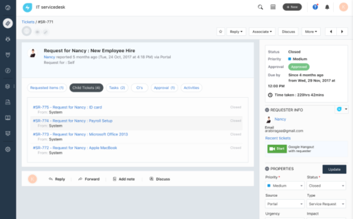 Software sistem de ticketing Freshservice