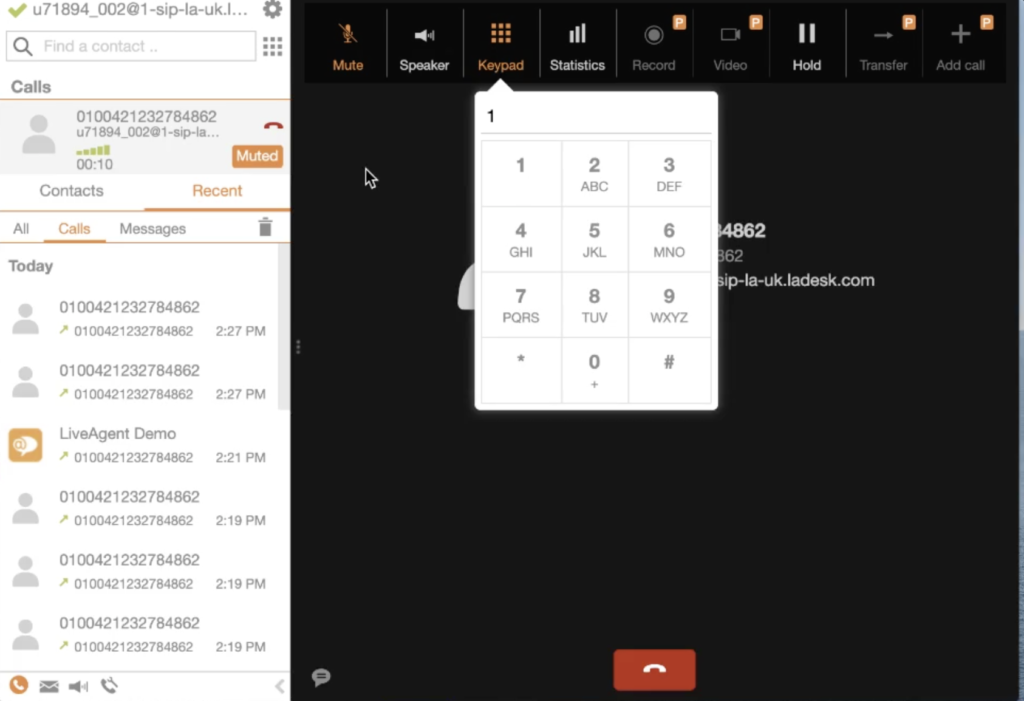 Apel softphone Zoiper gratuit