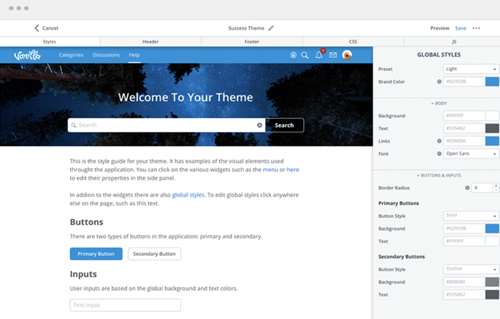 Supliment temă Vanilla