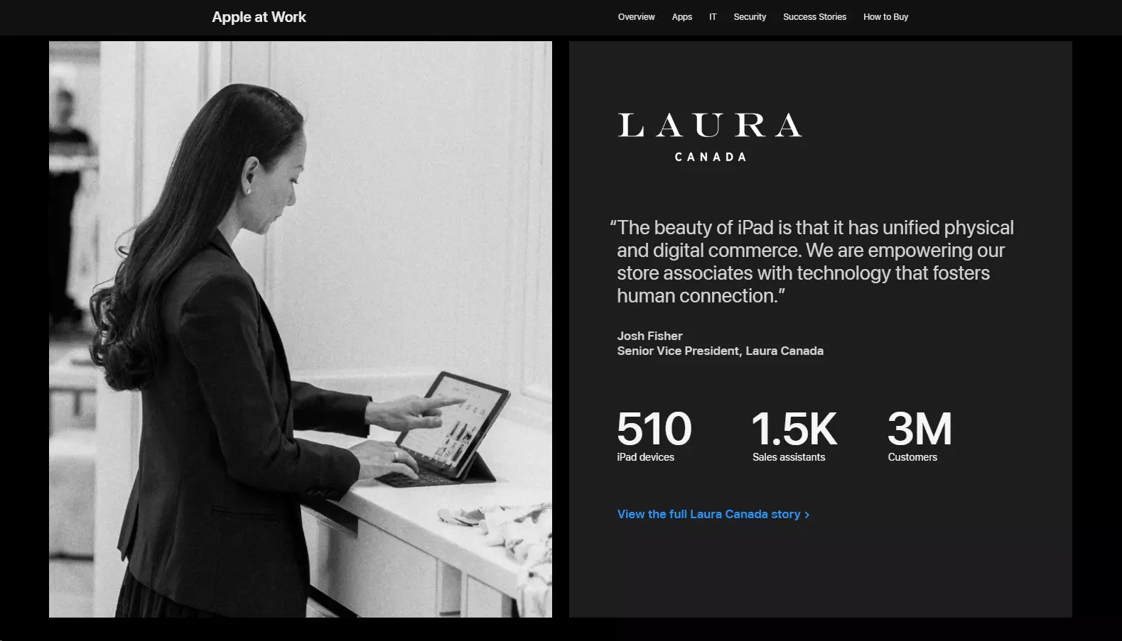 Apple respectă obiectivele sale de servicii pentru clienți prin furnizarea de produse de înaltă calitate și soluții personalizate