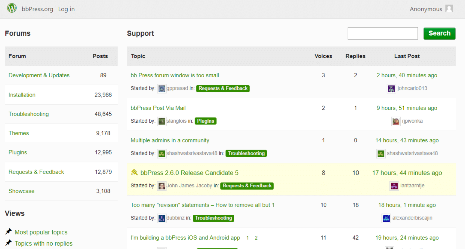 Plugin forum WordPress bbPress