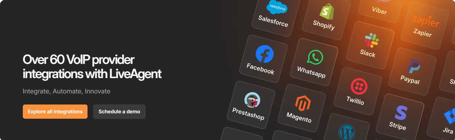 Tabloul de bord software de gestionare a serviciilor pentru clienți LiveAgent — apeluri, chat-uri și tichetele într-o vizualizare unificată