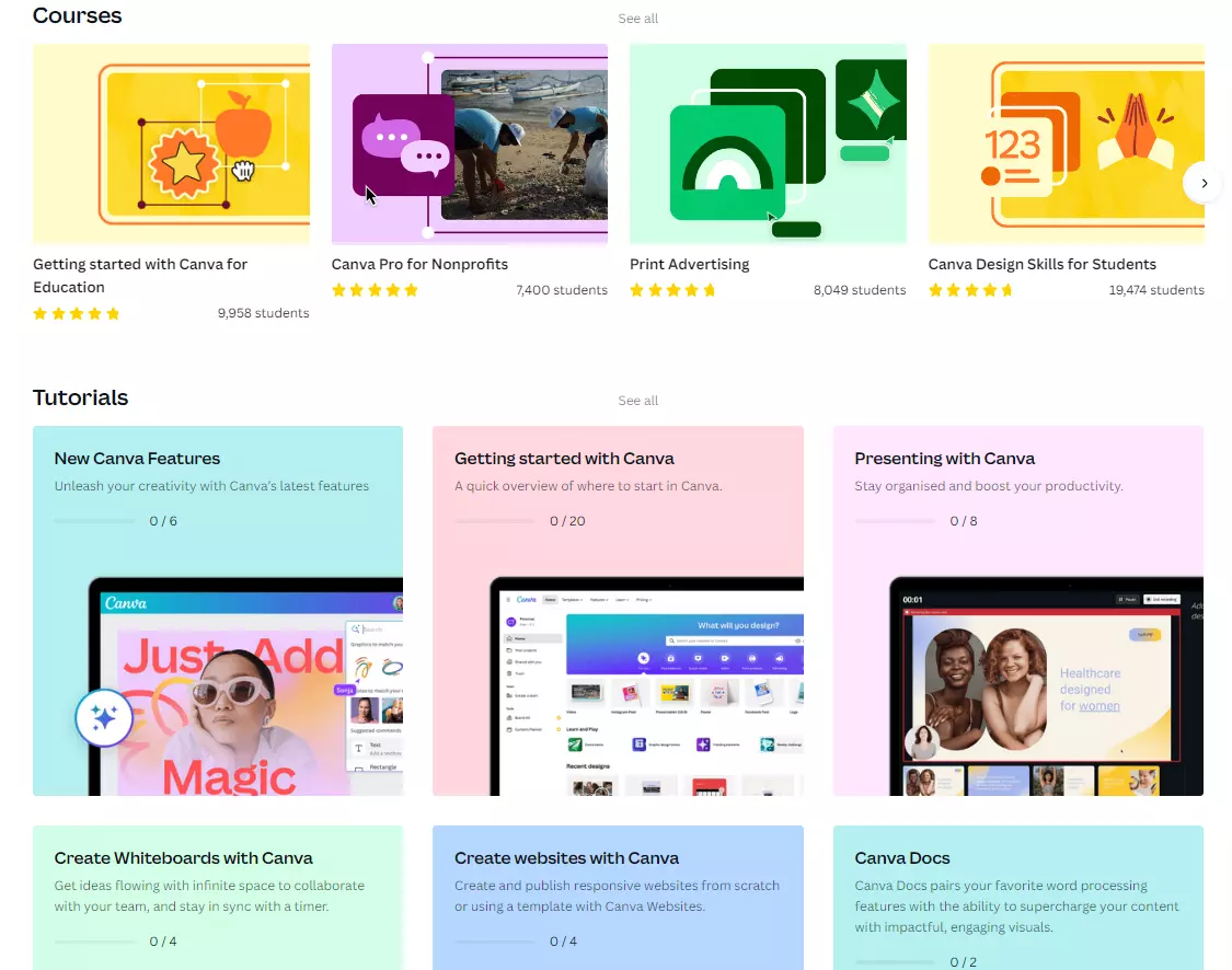 Școala de design a Canva