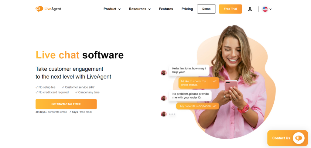 Soluții de generare de lead-uri prin chat live LiveAgent