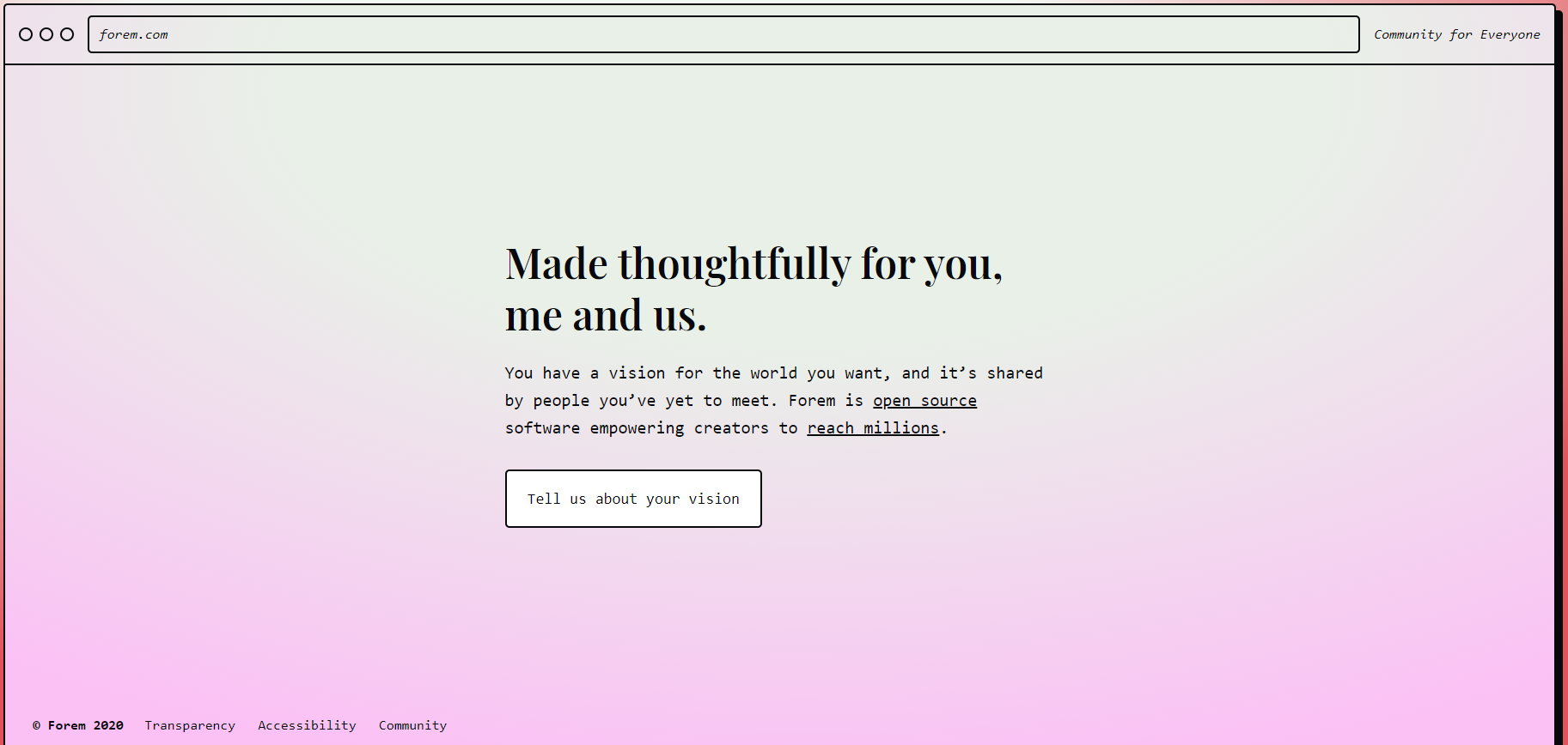 Software forum open-source Forem
