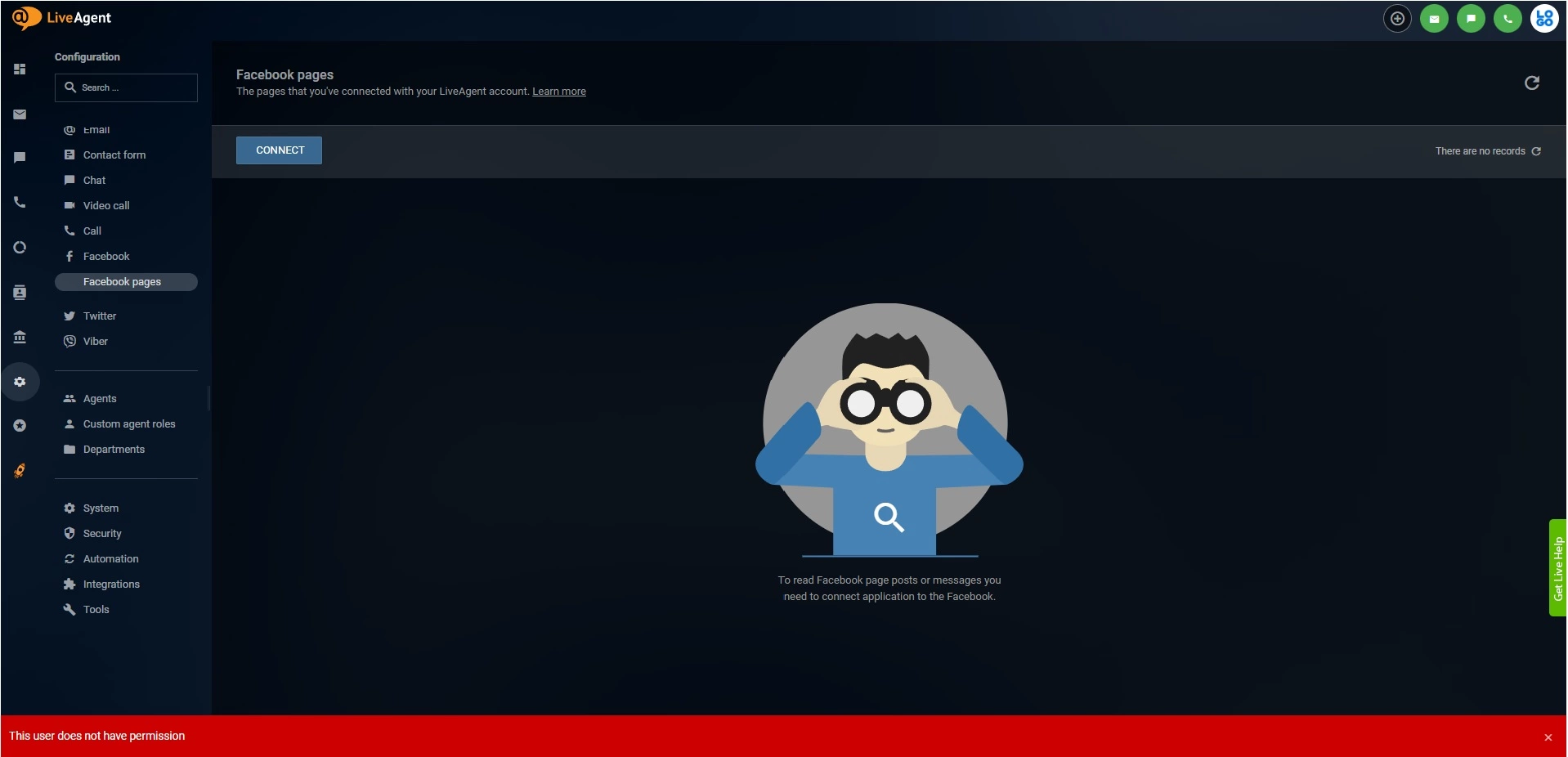 LiveAgent - Problemă de integrare Facebook remediată