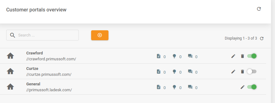 LiveAgent - Grilă reparată în portalul clienților