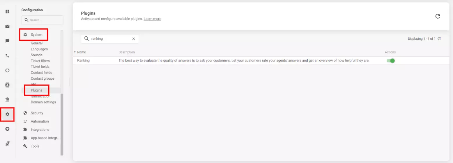 Imagine arătând setările sondajului post-chat în software-ul live chat LiveAgent.