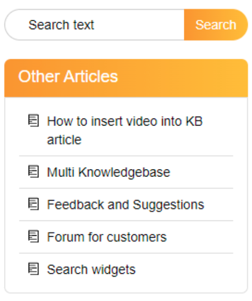 LiveAgent - Căutare avansată în managementul cunoștințelor