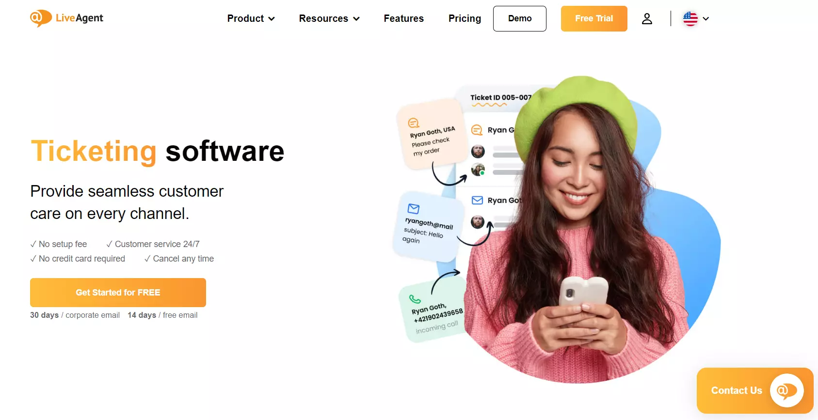 Sistemul de ticketing și gestionare a e-mailului al LiveAgent