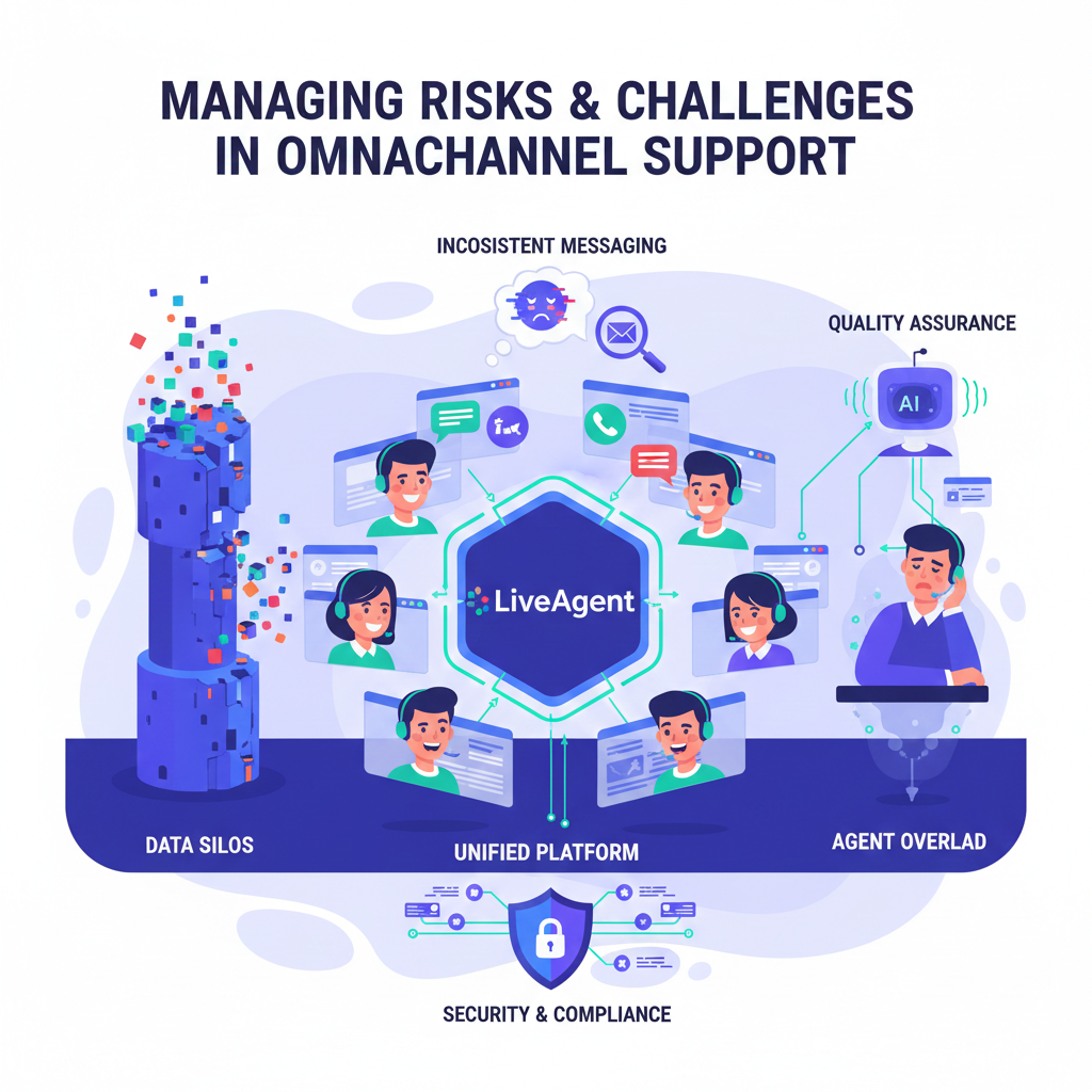 Gestionarea riscurilor și provocărilor în suportul omnicanal