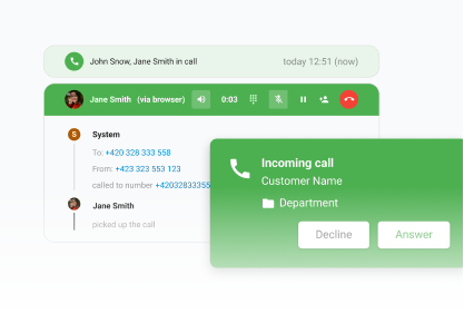 Integrarea call center și live chat LiveAgent