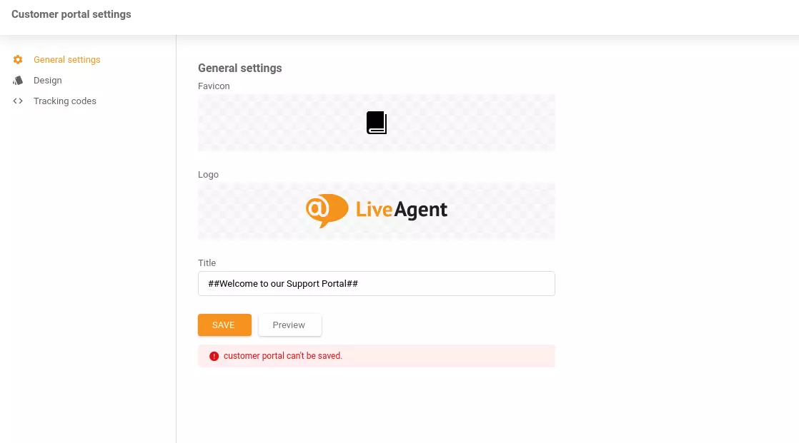 Butonul de salvare care nu funcționează în aplicația LiveAgent