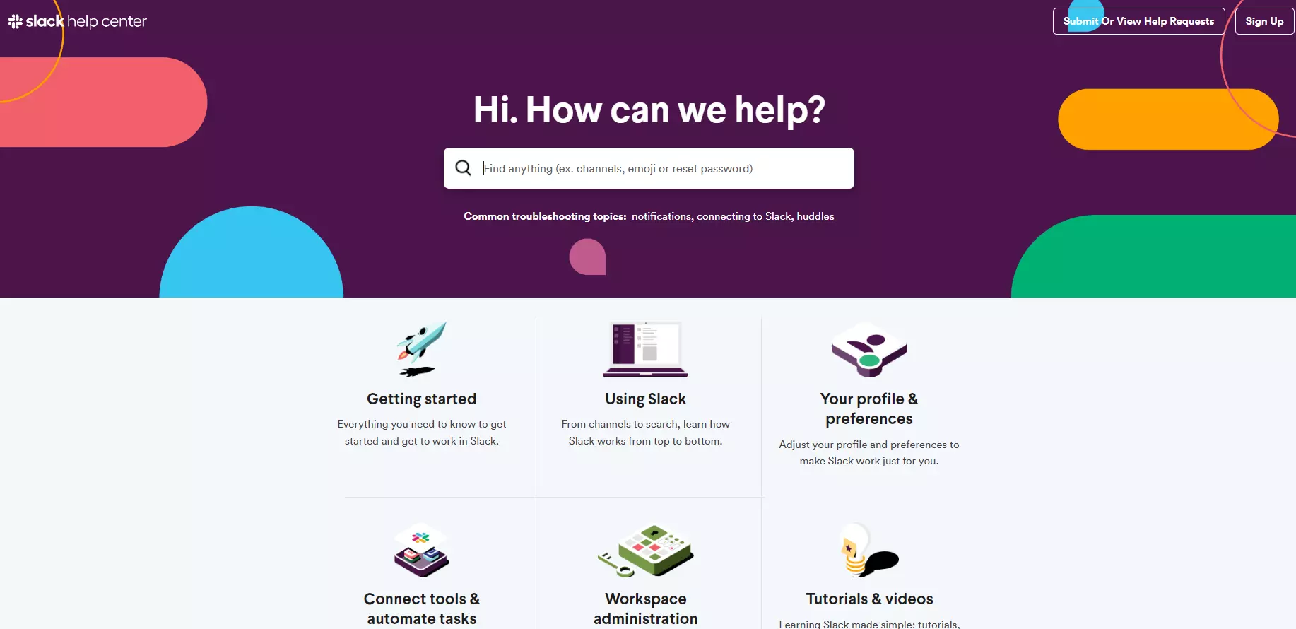 Slack - web help center