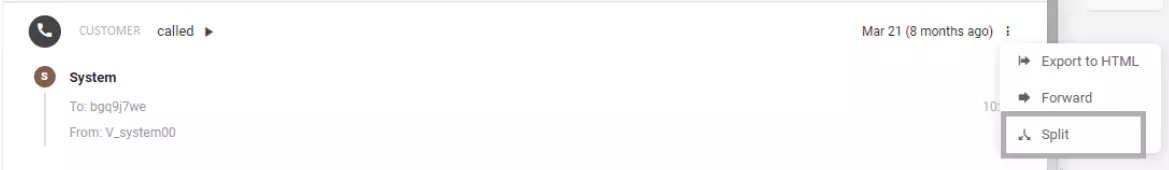 Împărțirea unui singur fir de e-mail în mai multe e-mailuri pentru a evita confuzia și dezordinea