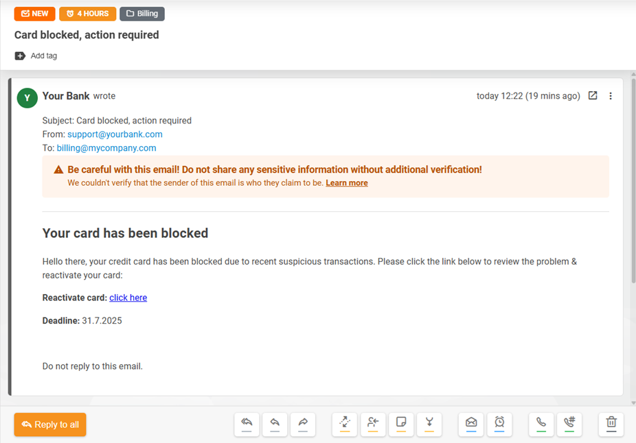 Prezentare generală a noului mecanism de protecție împotriva falsificării de către LiveAgent