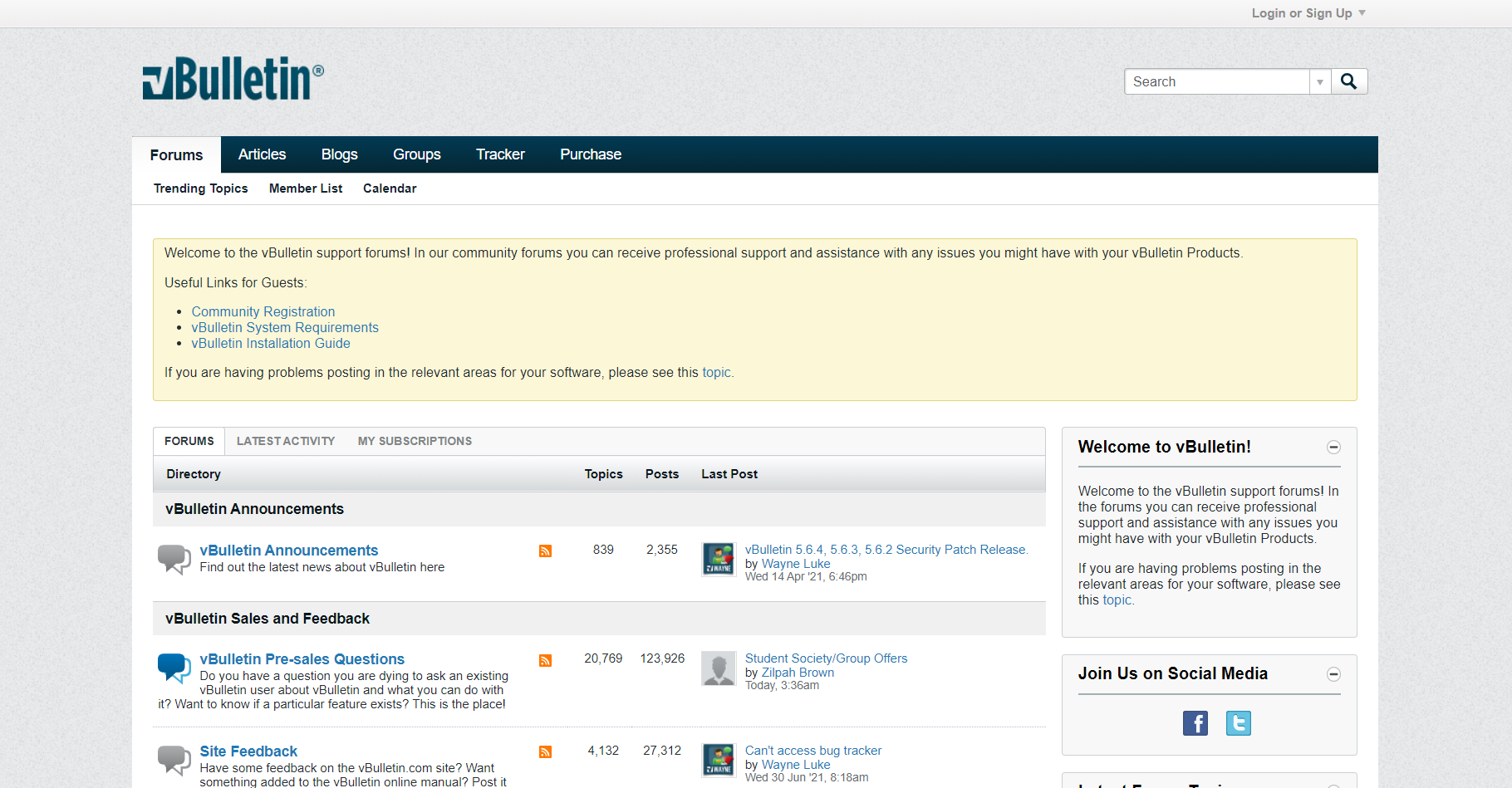 Directorul forumurilor vBulletin