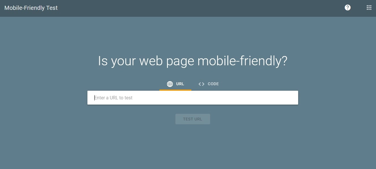 Test de compatibilitate mobilă Google