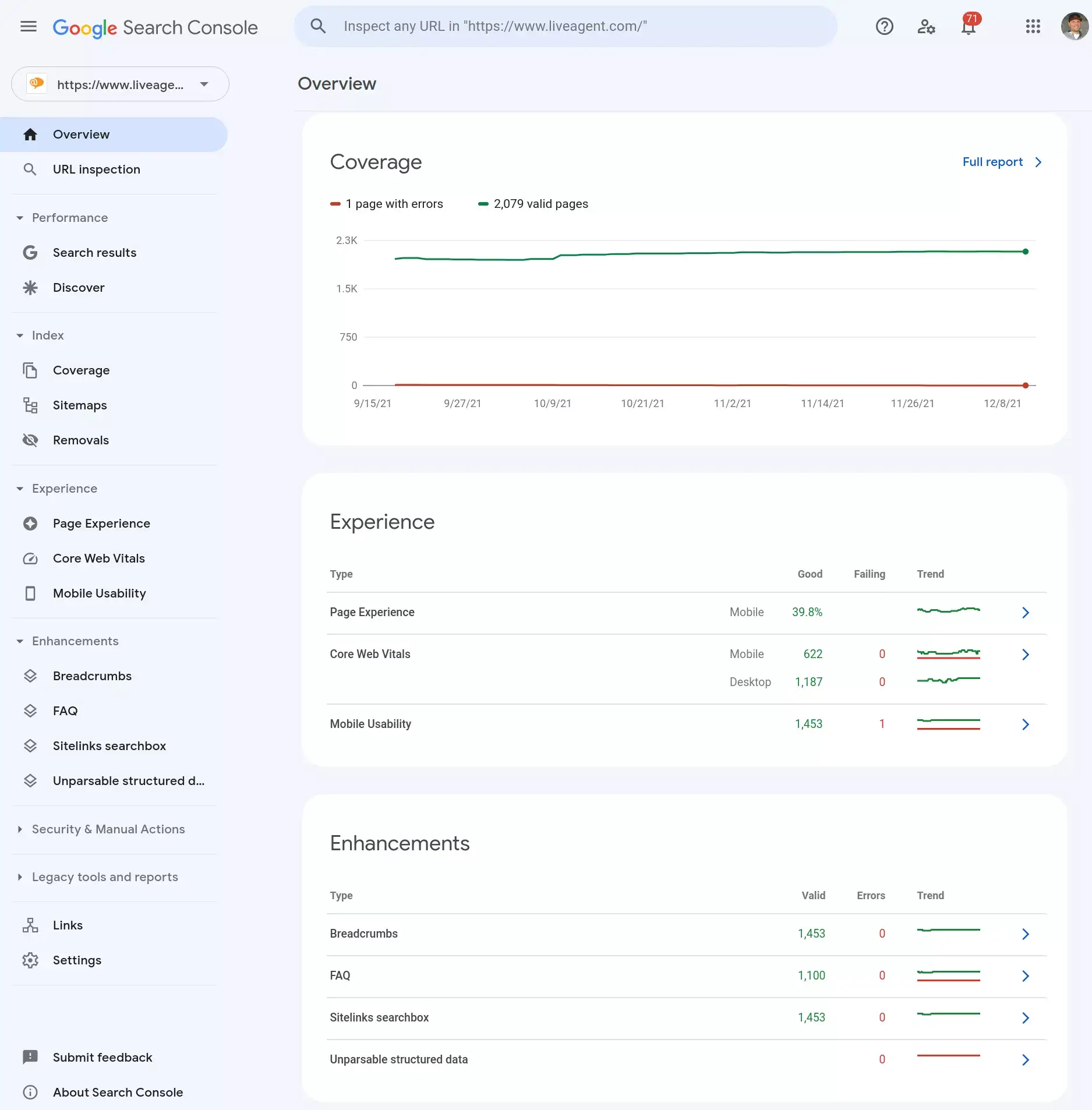 Remediați periodic toate erorile găsite de Google Search pentru a vă păstra paginile în indexul de căutare