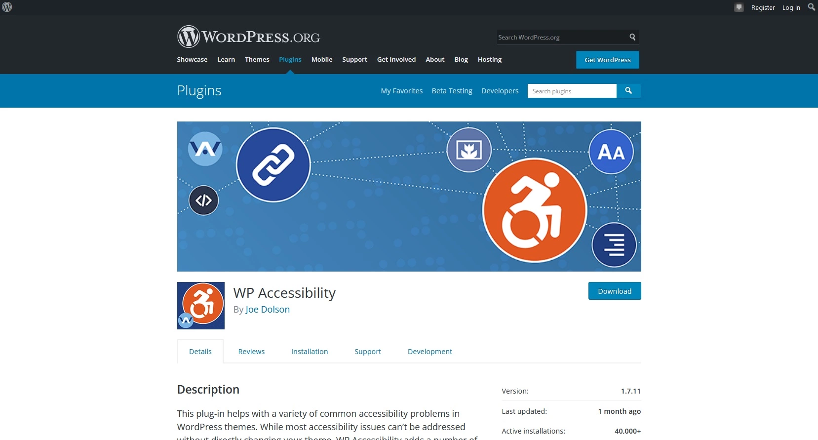 Pluginul de accesibilitate WordPress