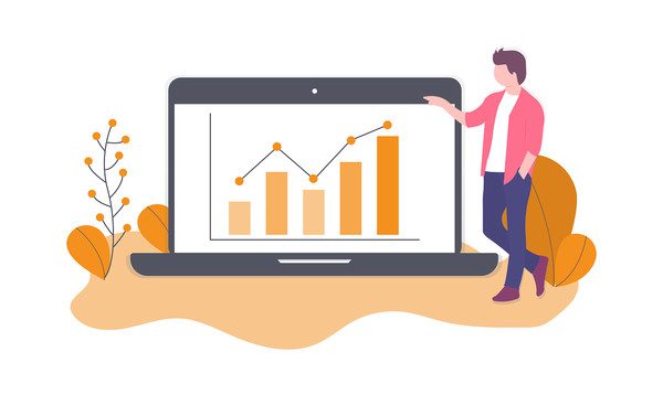 Raport puncte de contact client - ilustrație