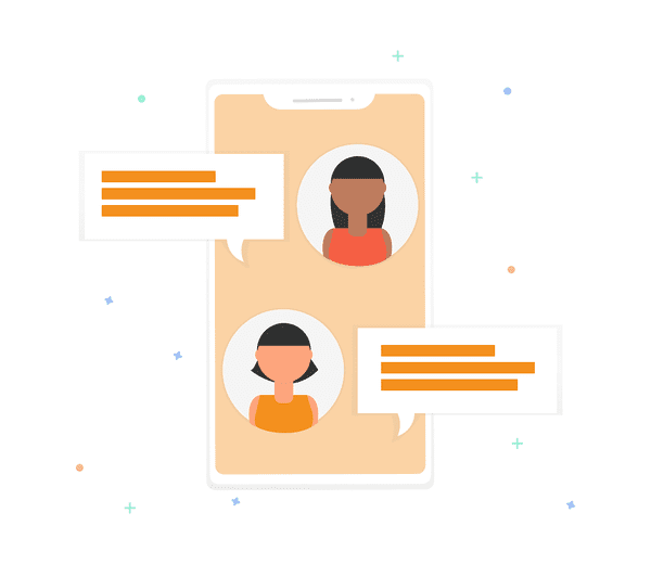 Ilustrație software servicii clienți