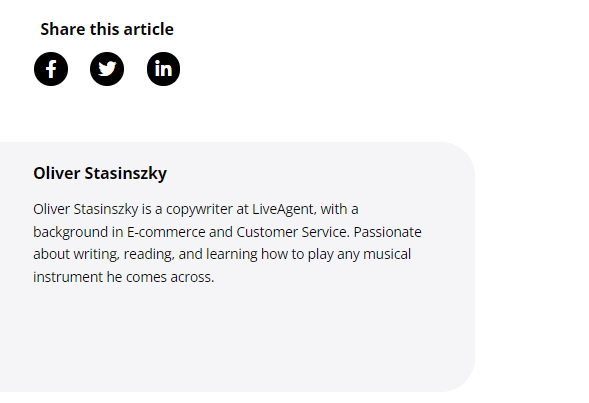 Exemplu de biografie de autor