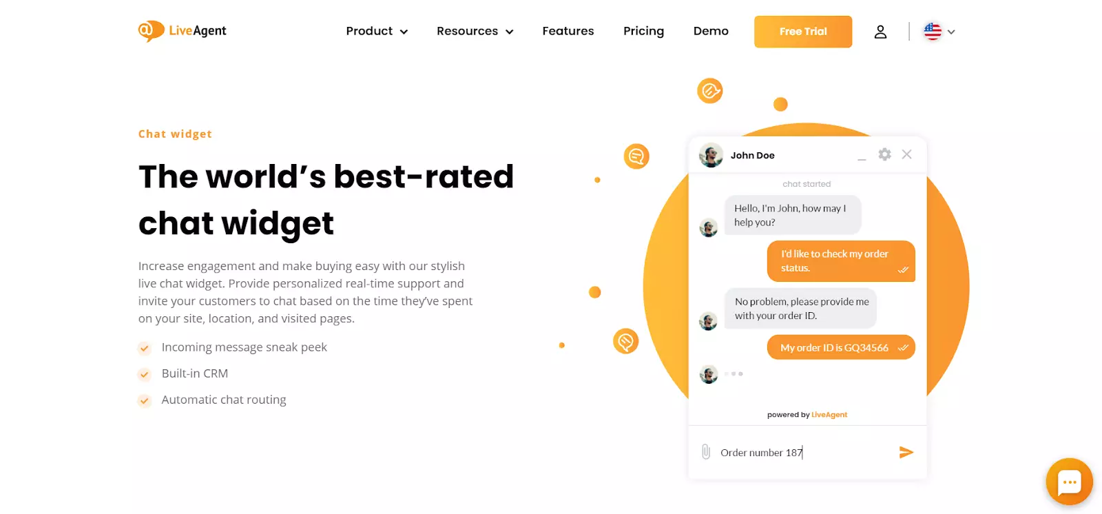 LiveAgent cel mai bine evaluat chat