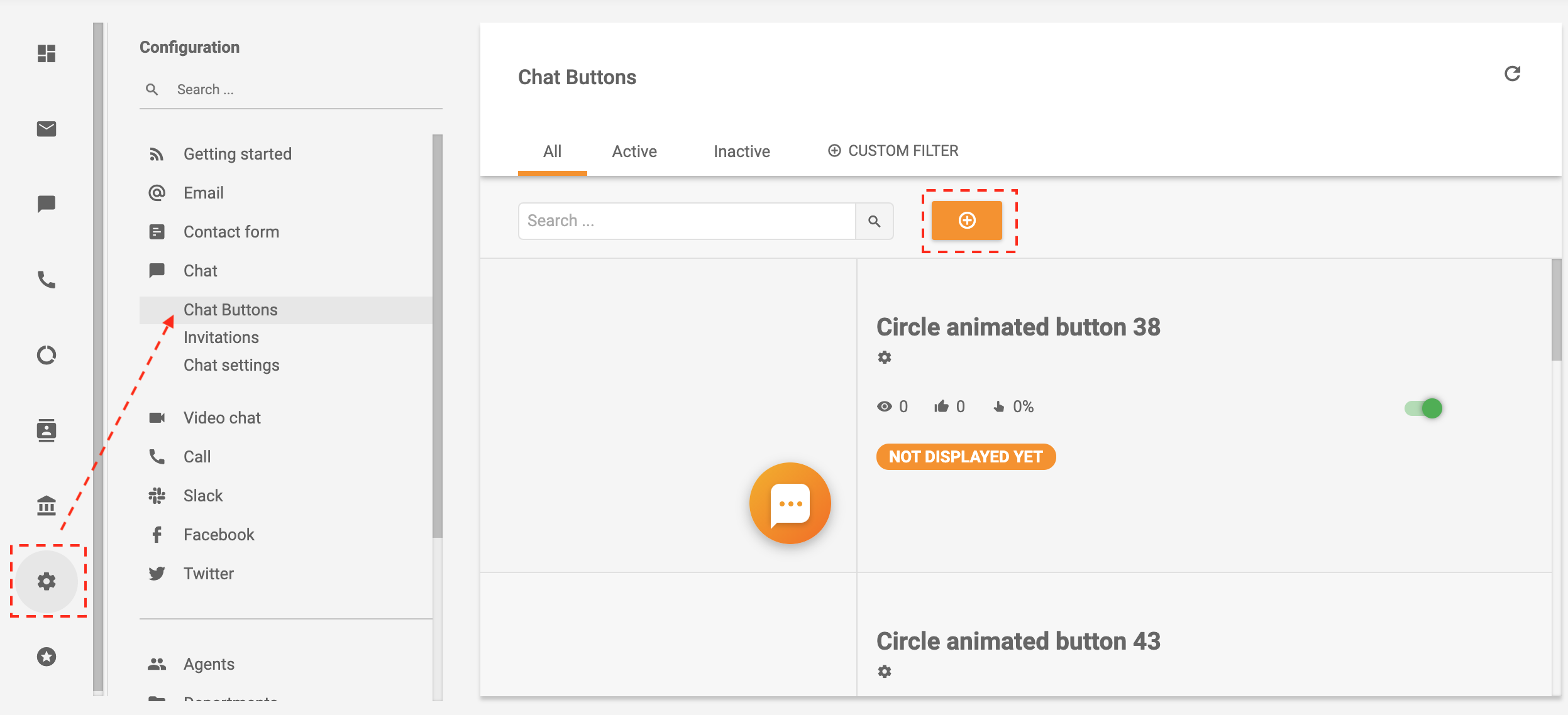 LiveAgent - Creați un buton de chat