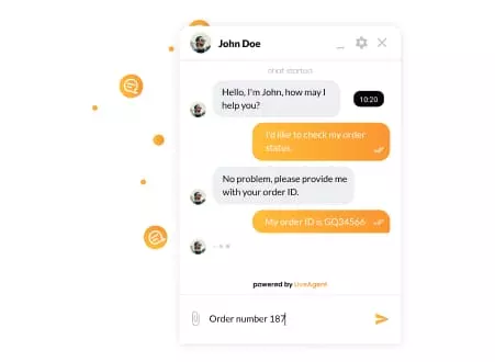 Chat în direct al LiveAgent