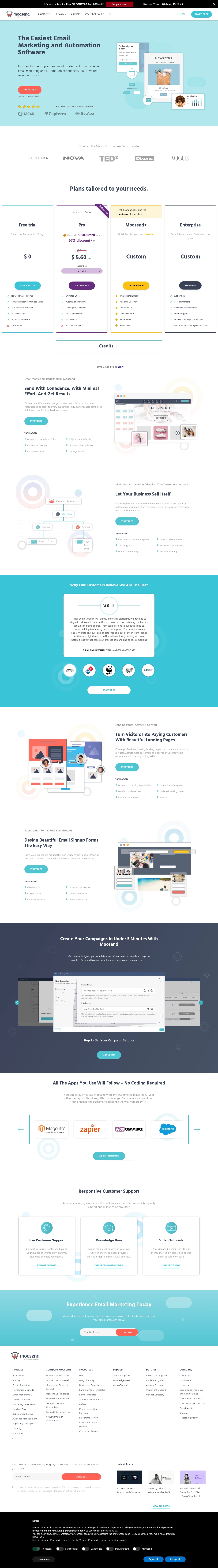 Contacte Help Desk Moosend