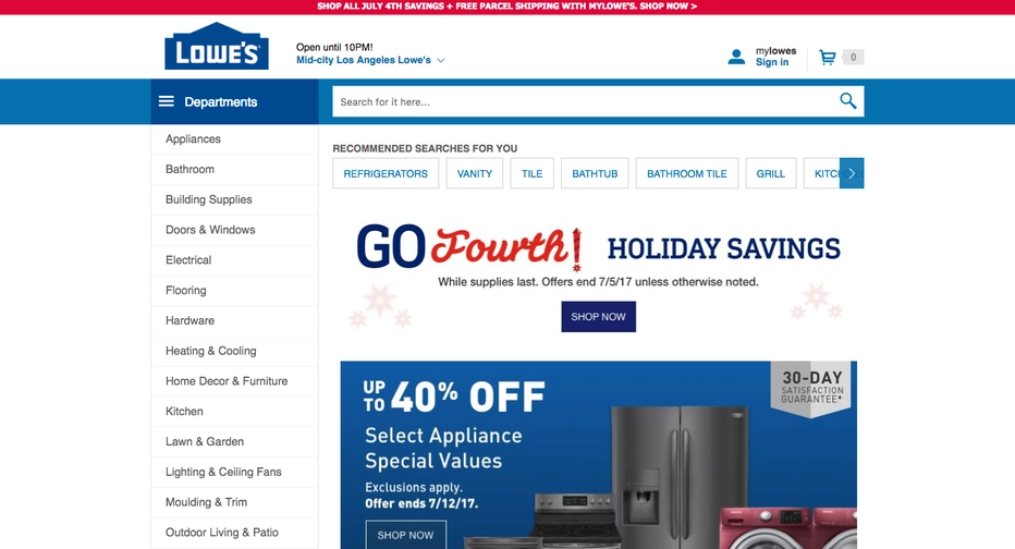 Contacte de asistență Lowes