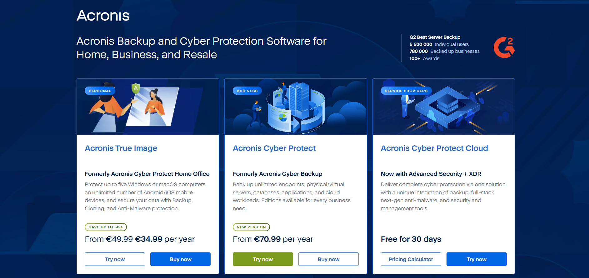 Contacte Acronis Help Desk