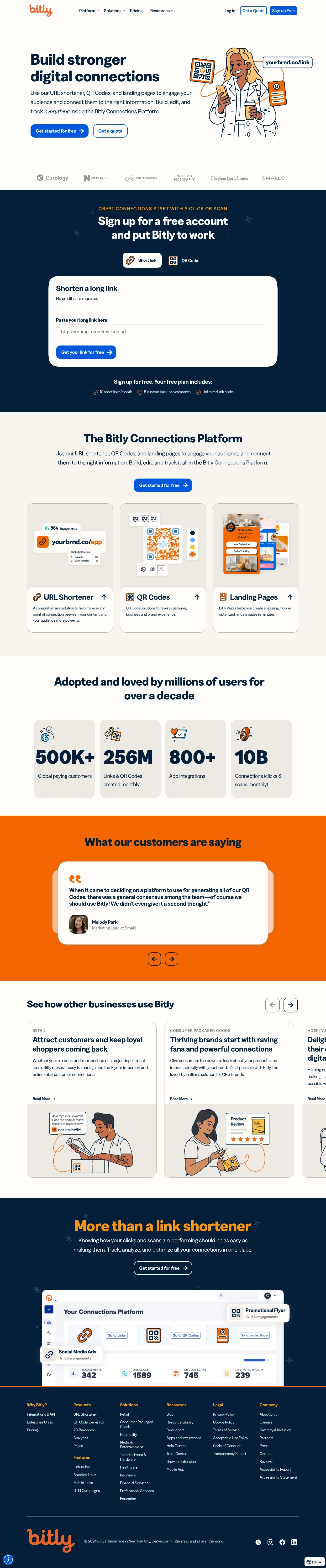 Contacte Bitly Help Desk