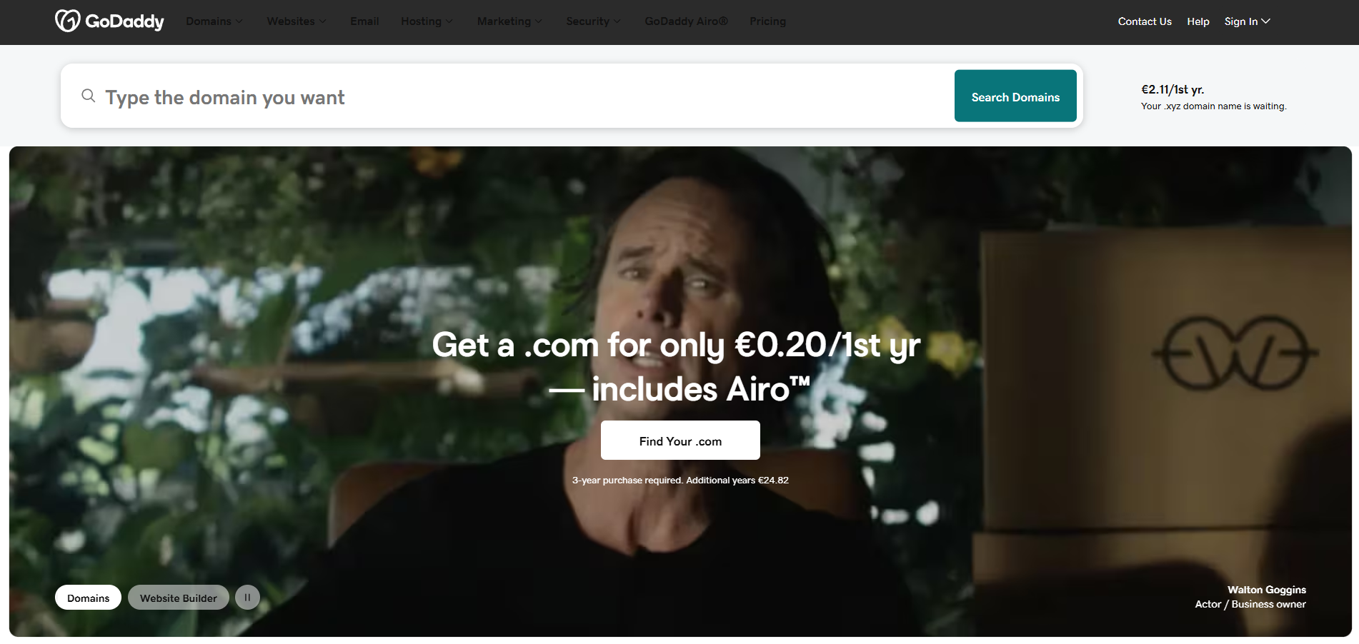 Contacte GoDaddy Help Desk