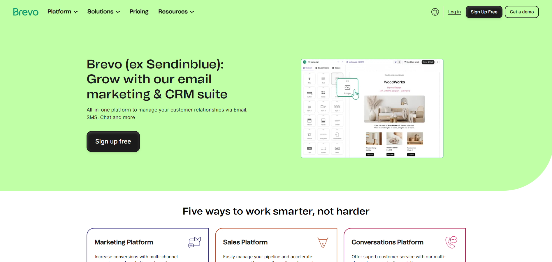 Contacte Help Desk Sendinblue