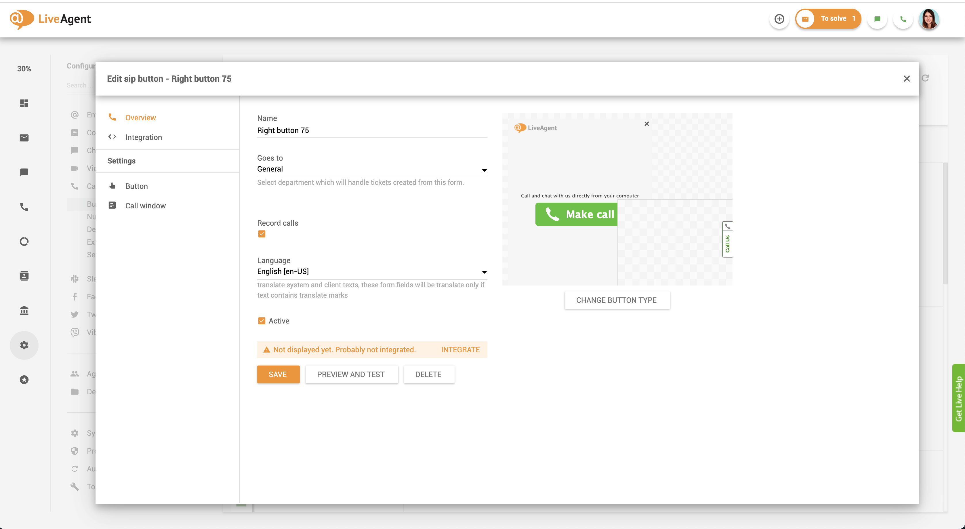 Prezentare generală a butonului