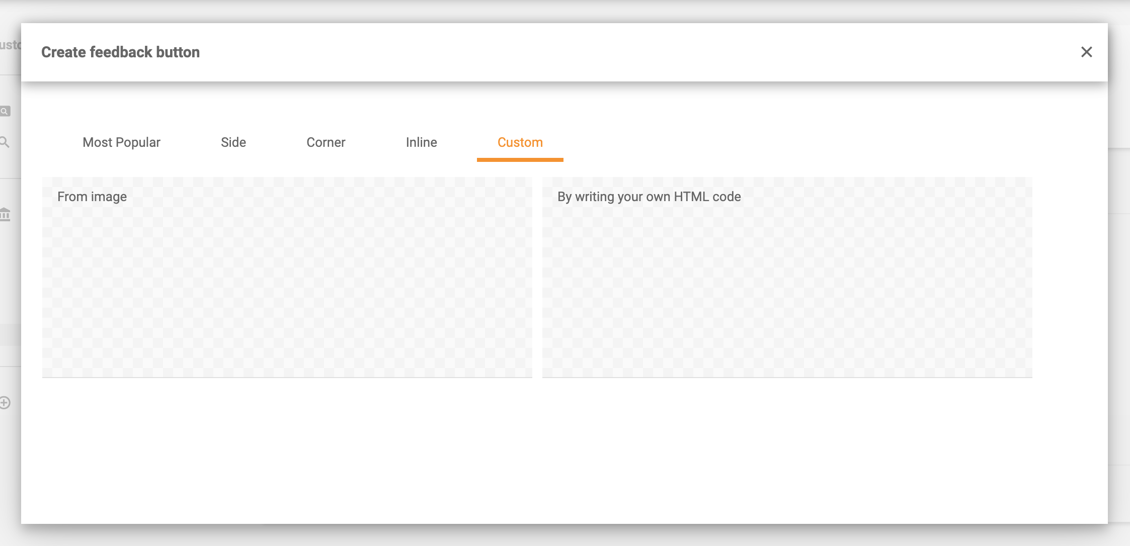 Butoane de feedback personalizate