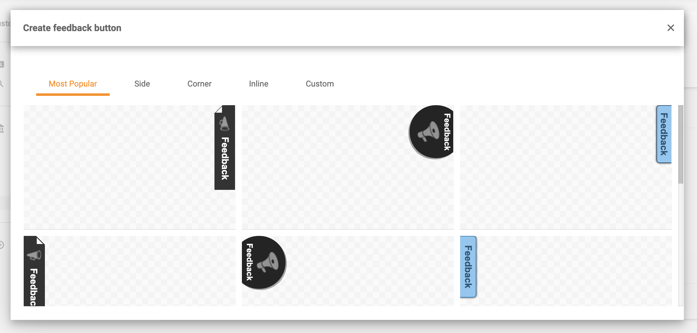 Stiluri de butoane de feedback - cele mai populare
