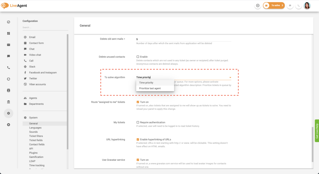 Setări prioritate To Solve